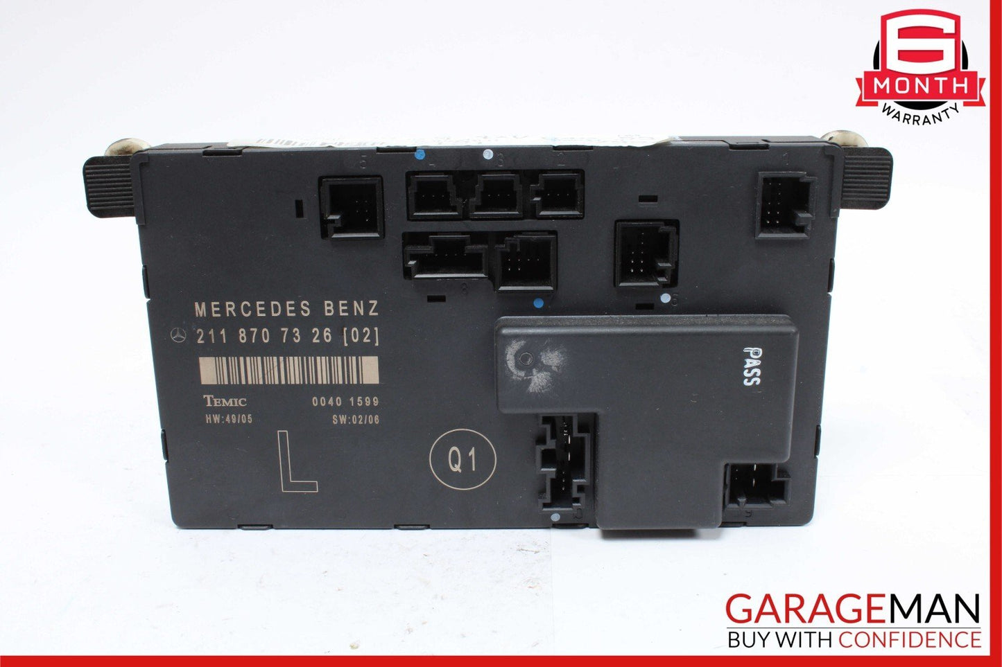03-09 Mercedes W211 E350 E63 AMG Front Left Driver Side Door Control Module Unit