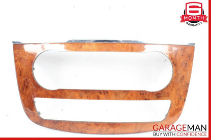 06-13 Mercedes W251 R350 R320 Heater Climate Control Module Trim Bezel Wood OEM