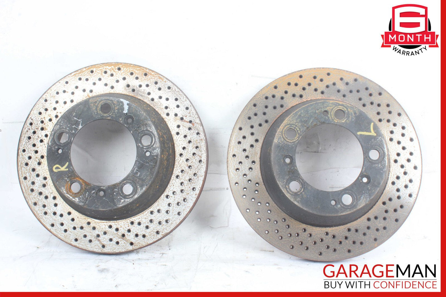 99-05 Porsche 996 Carrera 911 Rear Brake Rotor Disc Set of 2 OEM