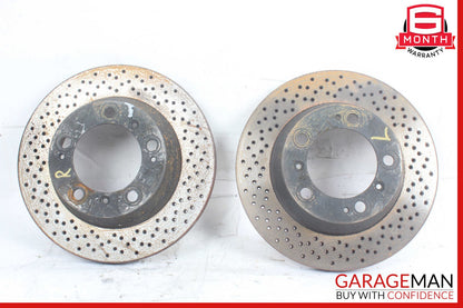 99-05 Porsche 996 Carrera 911 Rear Brake Rotor Disc Set of 2 OEM