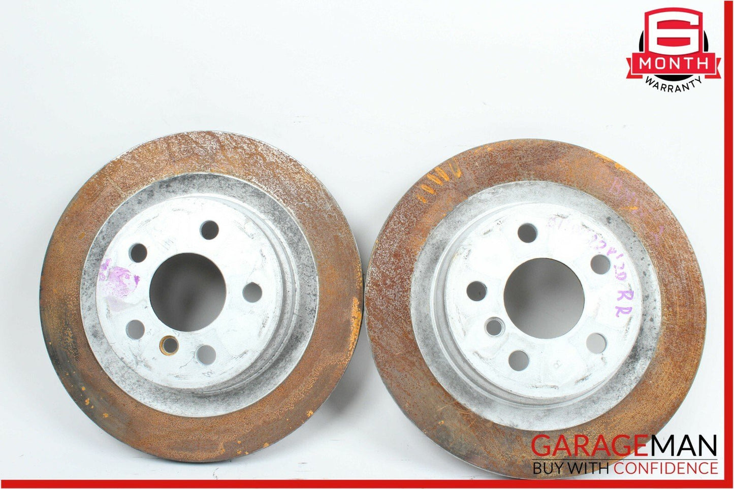 20-21 BMW 228i xDrive Rear Right & Left Side Brake Rotor Disc Set OEM