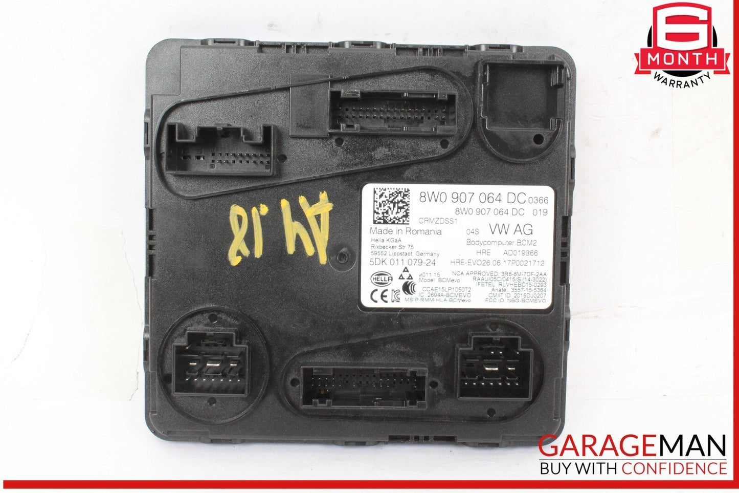 18-25 Audi A4 Allroad BCM Comfort System Body Control Module 8W0907064DC OEM