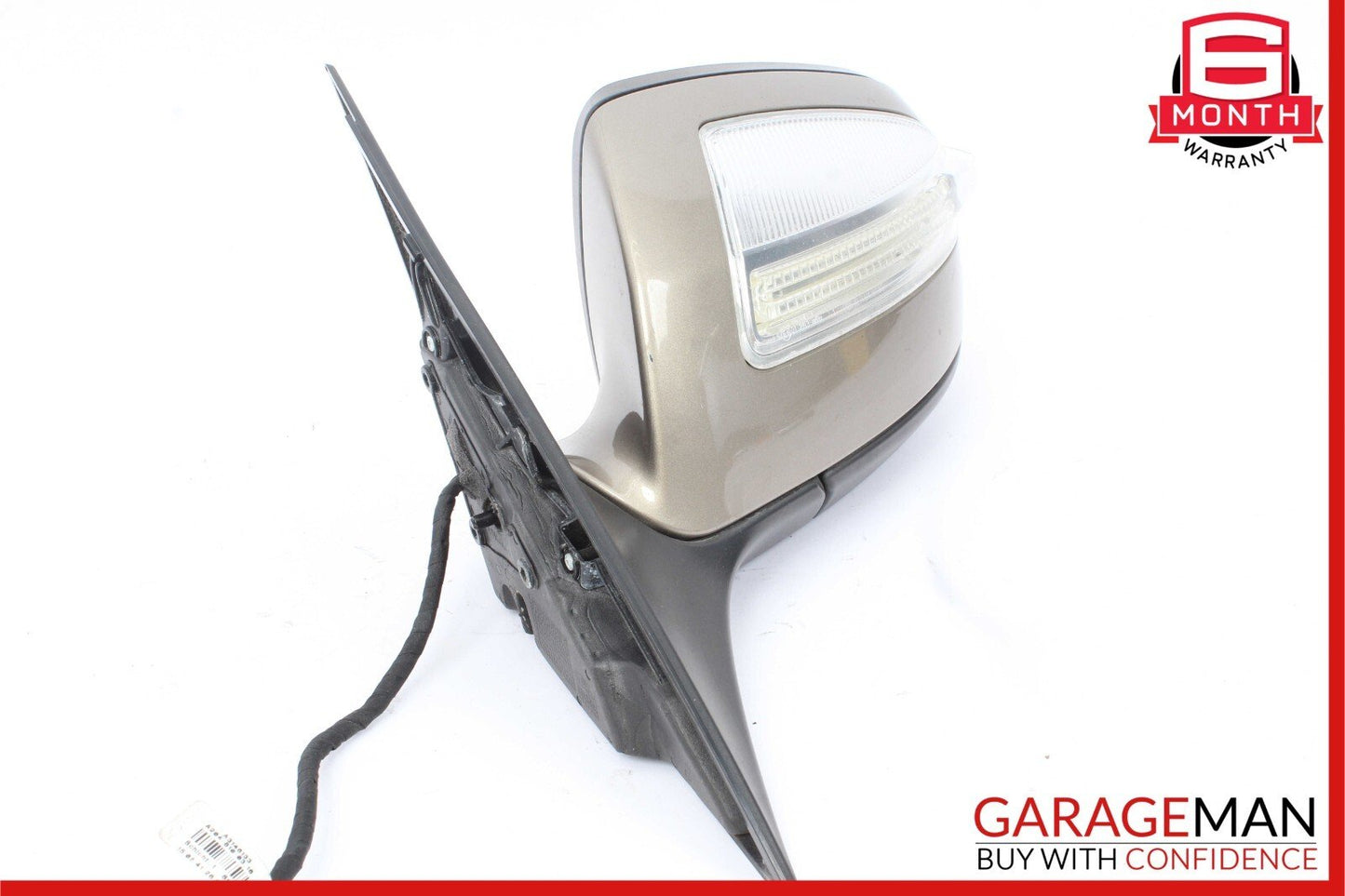 08-09 Mercedes W204 C280 C63 AMG Front Left Side Mirror Rear View Door Beige