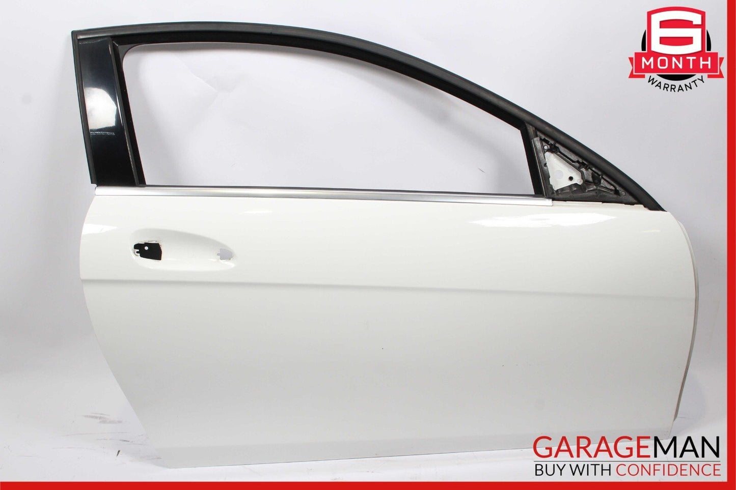 12-14 Mercedes W204 C350 Coupe Front Right Exterior Door Shell Frame Polar White