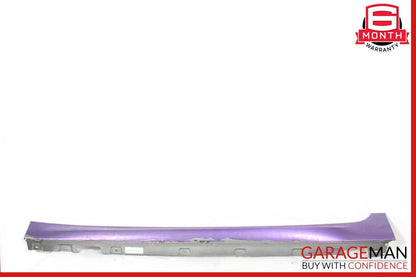 13-19 BMW 640i F06 Left Driver Side Rocker Skirt Molding Trim Panel Purple OEM