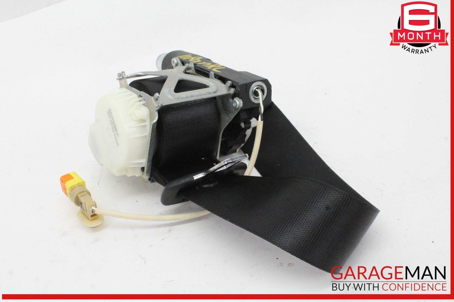 10-16 Porsche Panamera 970 Rear Left or Right Side Seat Belt Seatbelt Black OEM