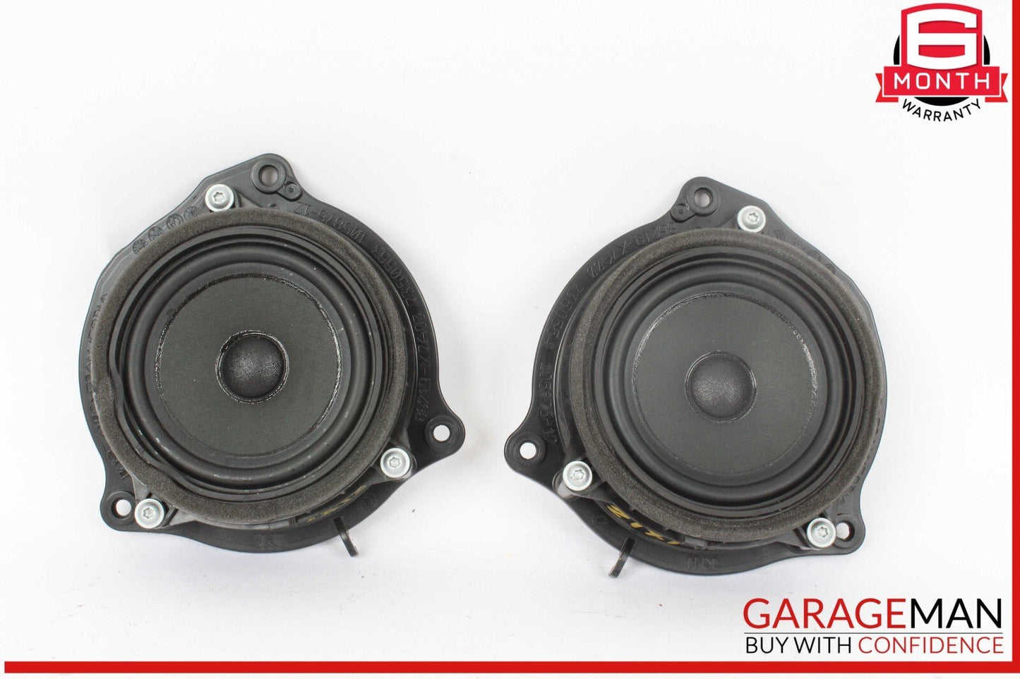 16-22 BMW X1 Rear Right and Rear Left Side Door Audio Sound Speaker Set of 2 OEM