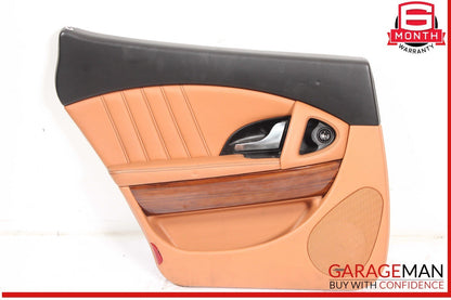 03-13 Maserati Quattroporte M139 Rear Left Side Interior Door Panel OEM