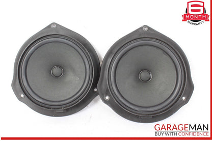 08-14 Mercedes W204 C250 Front Right & Left Door Sound Speakers Set of 2 OEM