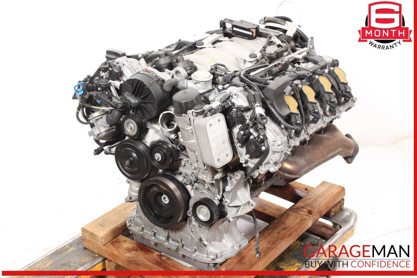 07-11 Mercedes W221 S550 CL550 5.5L V8 Complete Engine Motor Block RWD OEM 127k