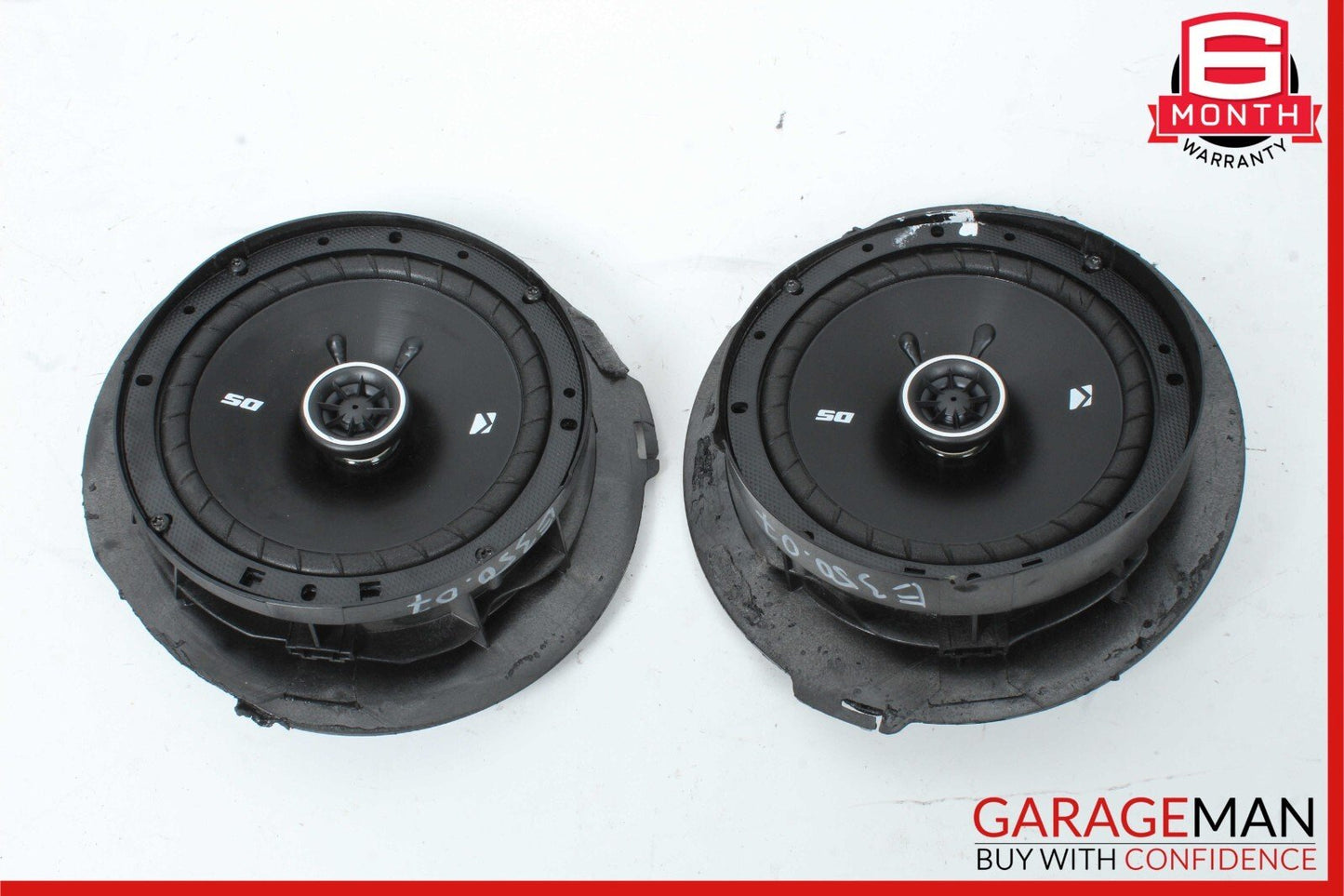 07-09 Mercedes W211 E350 Rear Left & Right Door Audio Sound Speaker Set Of 2 Pc