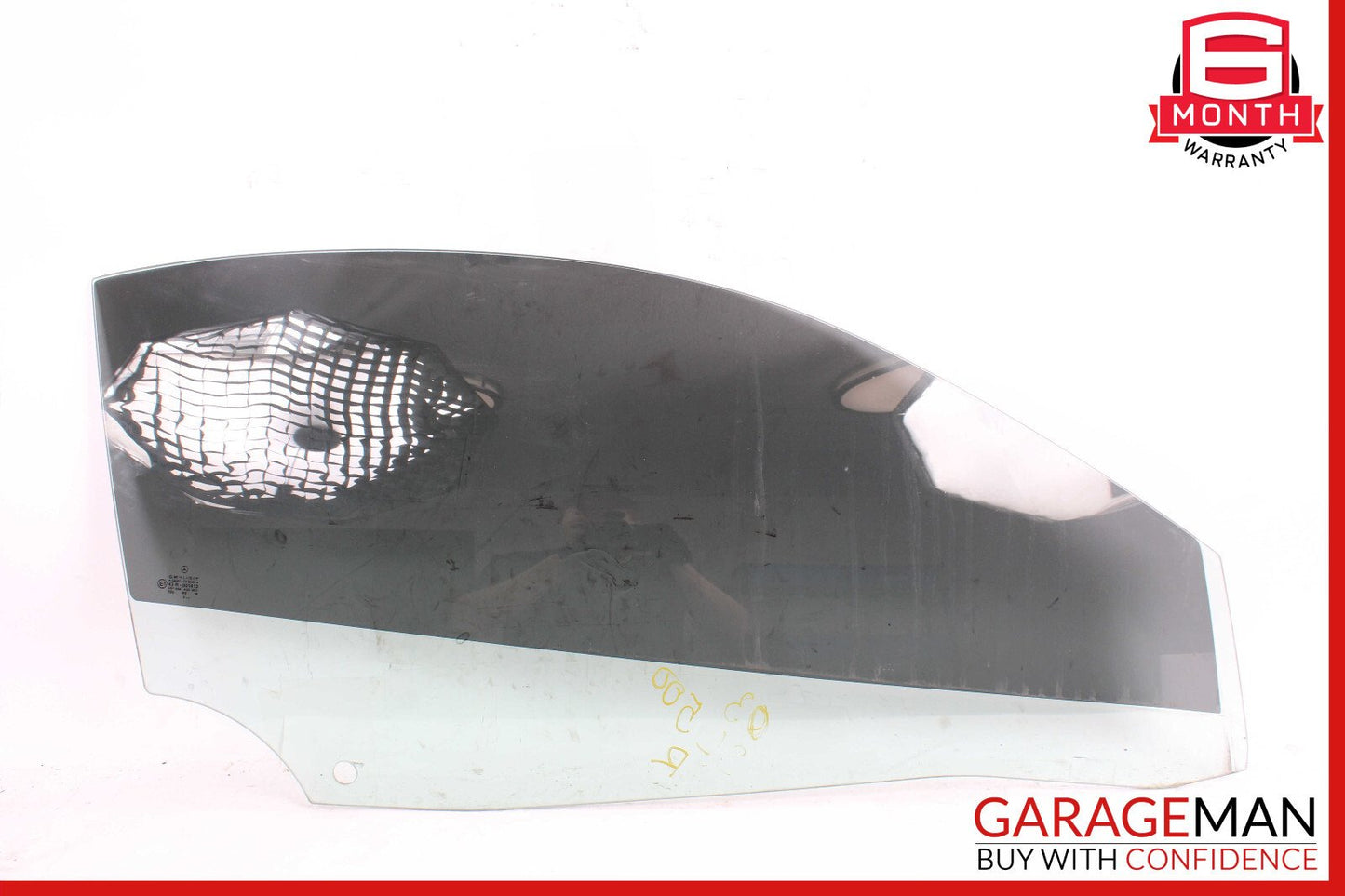 03-12 Mercedes R230 SL500 SL55 Front Right Passenger Side Door Window Glass OEM