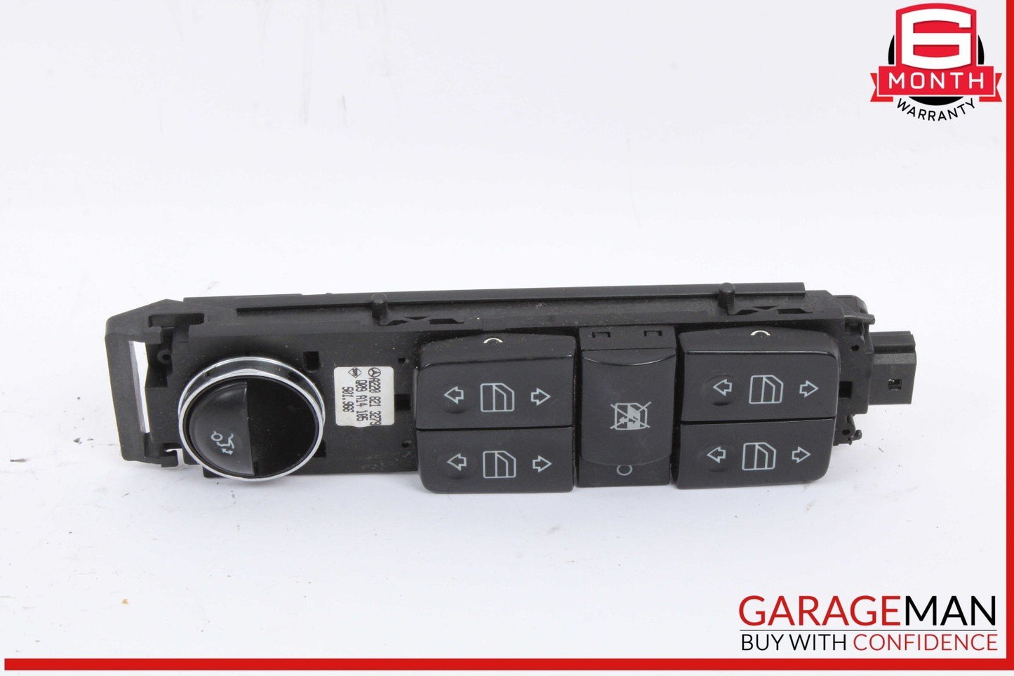 03-06 Mercedes W220 S430 Front Left Side Master Window Switch 2208213279 OEM