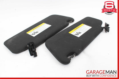 08-15 Mercedes W204 C250 C300 Right and Left Sunvisor Sun Visor Set Black OEM
