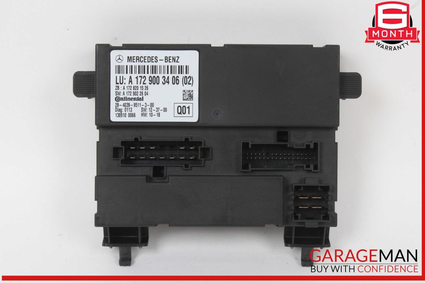 12-20 Mercedes R172 SLK250 SLC300 Roof Convertible Top Control Module Unit OEM