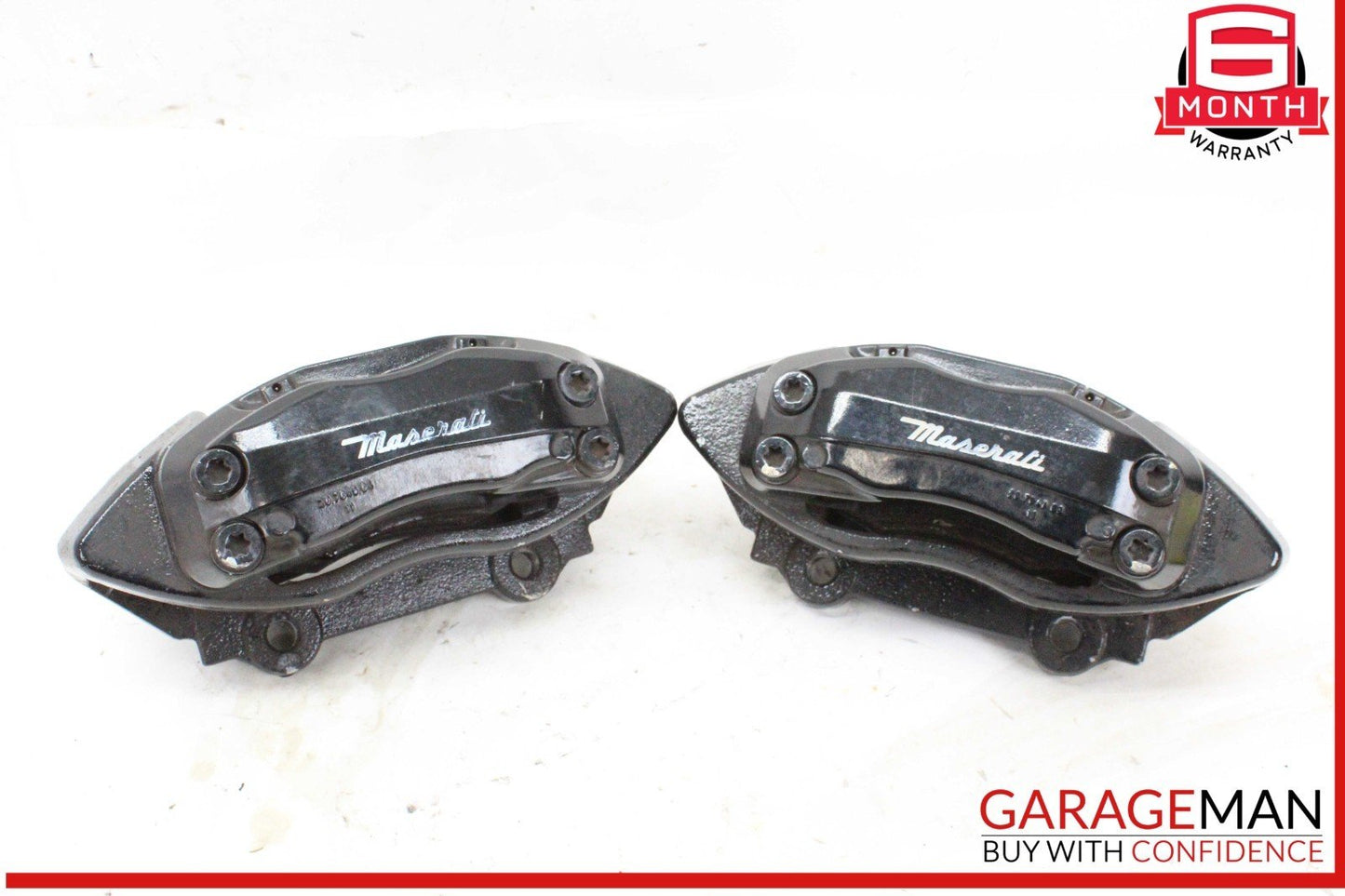 04-17 Maserati Quattroporte Front Left & Right Brake Caliper Calipers Set OEM