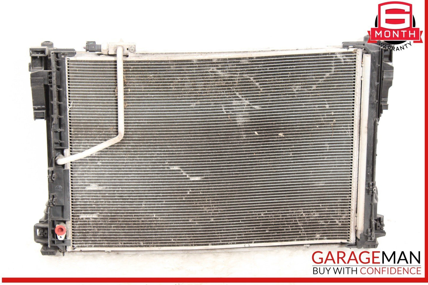12-15 Mercedes W204 C250 M271 Engine Cooling Radiator AC Air A/C Condenser OEM