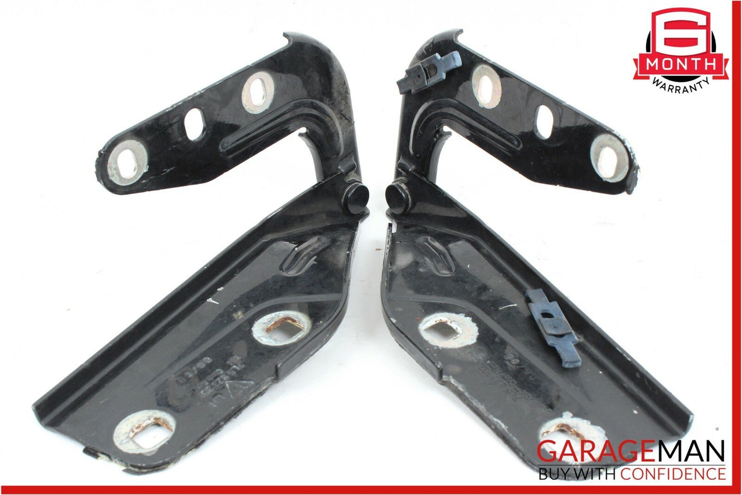 03-10 Porsche Cayenne 955 957 Front Right & Left Hood Hinge Bracket Brackets Set