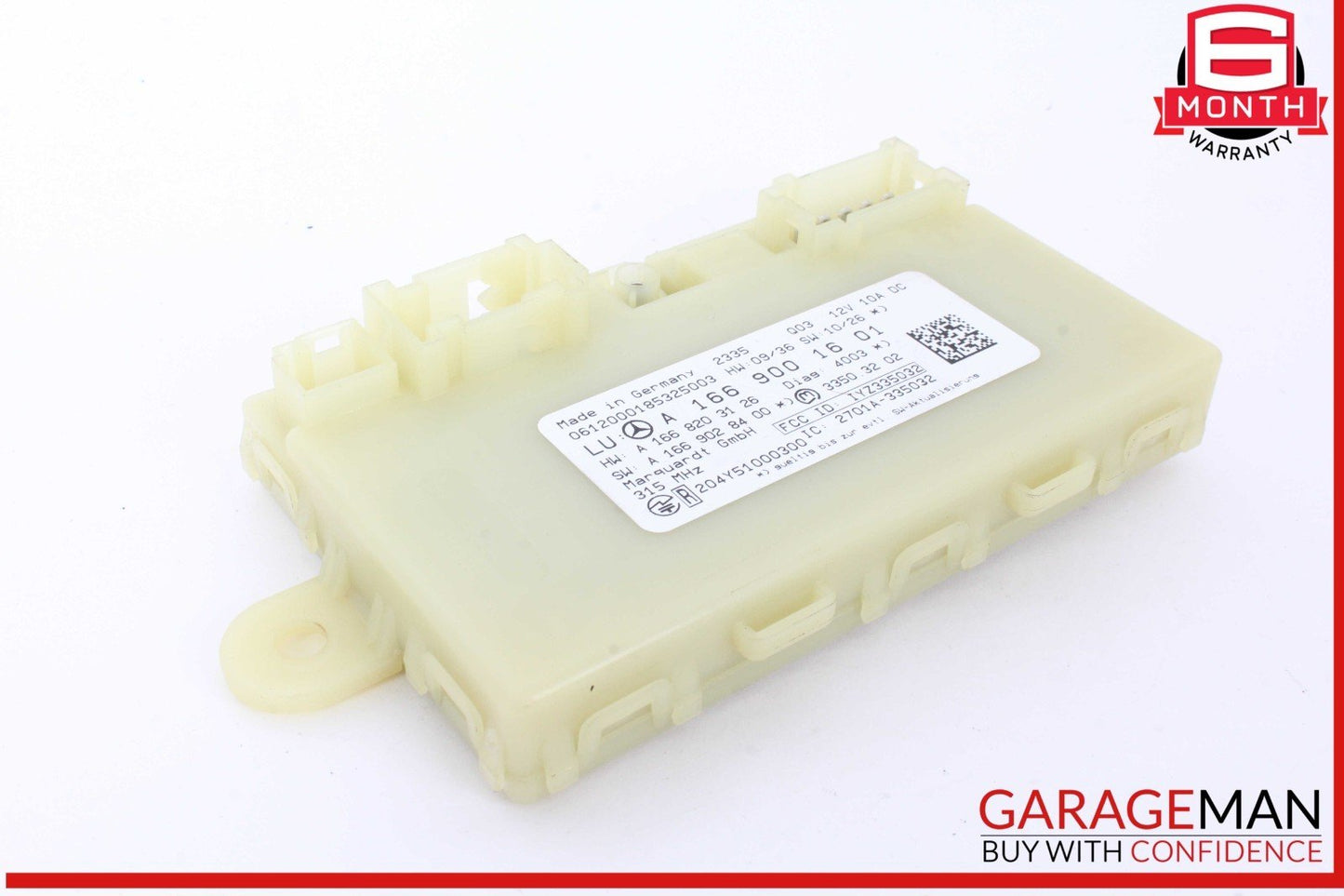 12-16 Mercedes X166 GL450 Keyless Go Entry Control Module 1669001601 OEM
