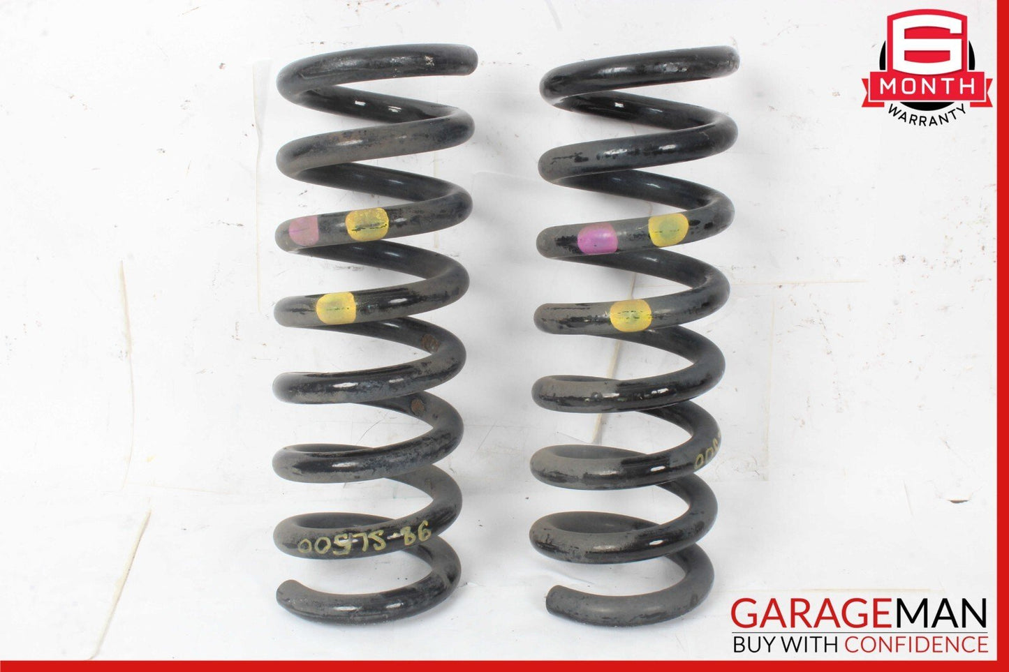10-17 Mercedes W207 E550 Rear Right & Left Side Shock Absorber Coil Spring Set