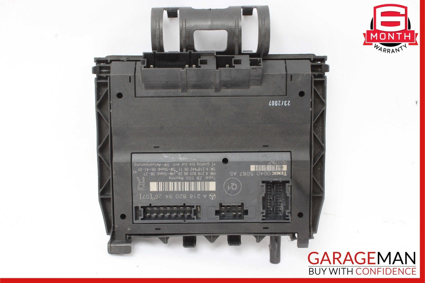 07-14 Mercedes W216 CL550 CL63 AMG Front Right Side Seat Control Module Unit