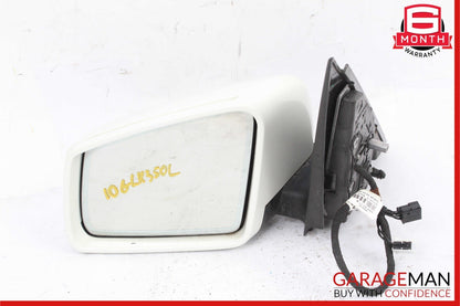 10-12 Mercedes X204 GLK350 Front Left Driver Side Mirror Rear View Door White