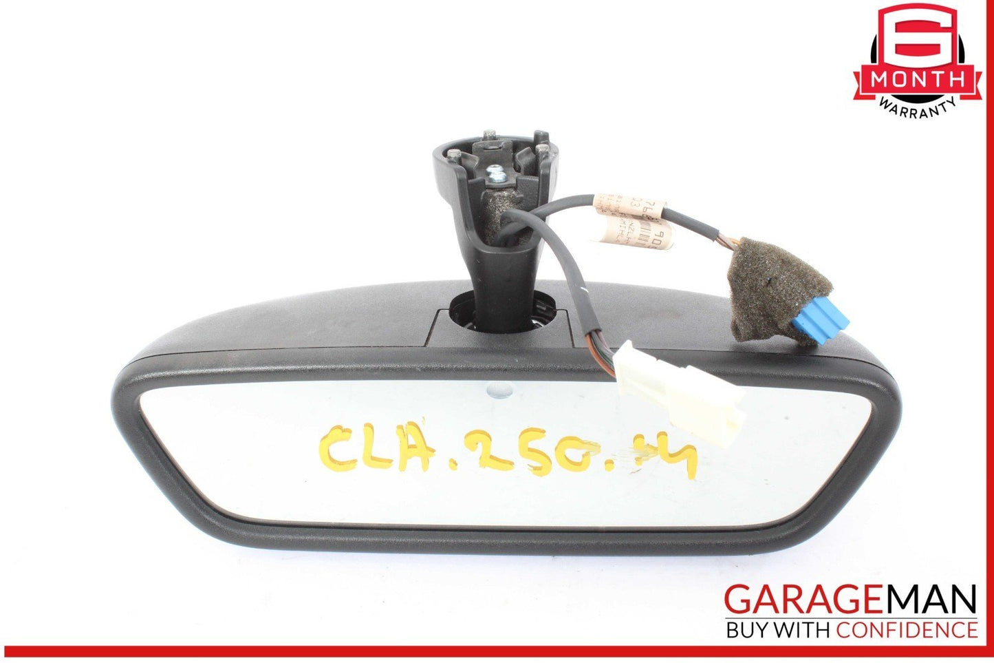 14-19 Mercedes W117 CLA250 Interior Top Upper Rear View Mirror Black OEM