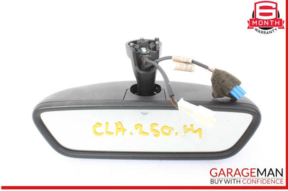 14-19 Mercedes W117 CLA250 Interior Top Upper Rear View Mirror Black OEM