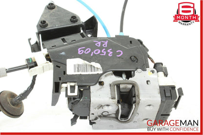08-11 Mercedes W204 C300 Rear Right Passenger Side Door Lock Latch Actuator