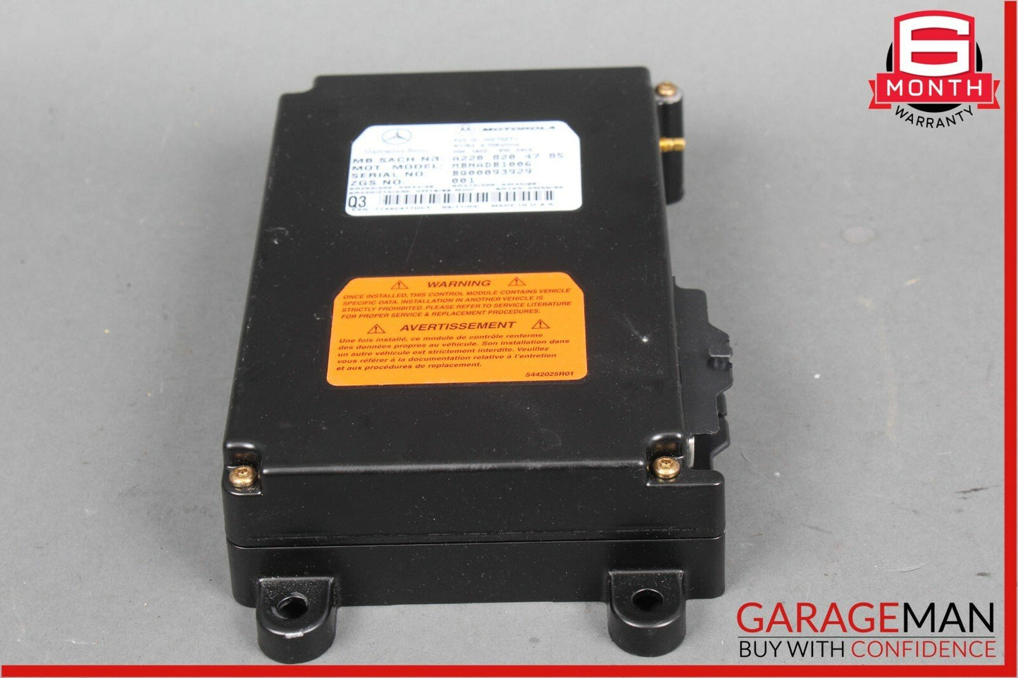 00-06 Mercedes W220 S430 CL500 Voice Command Control Module OEM