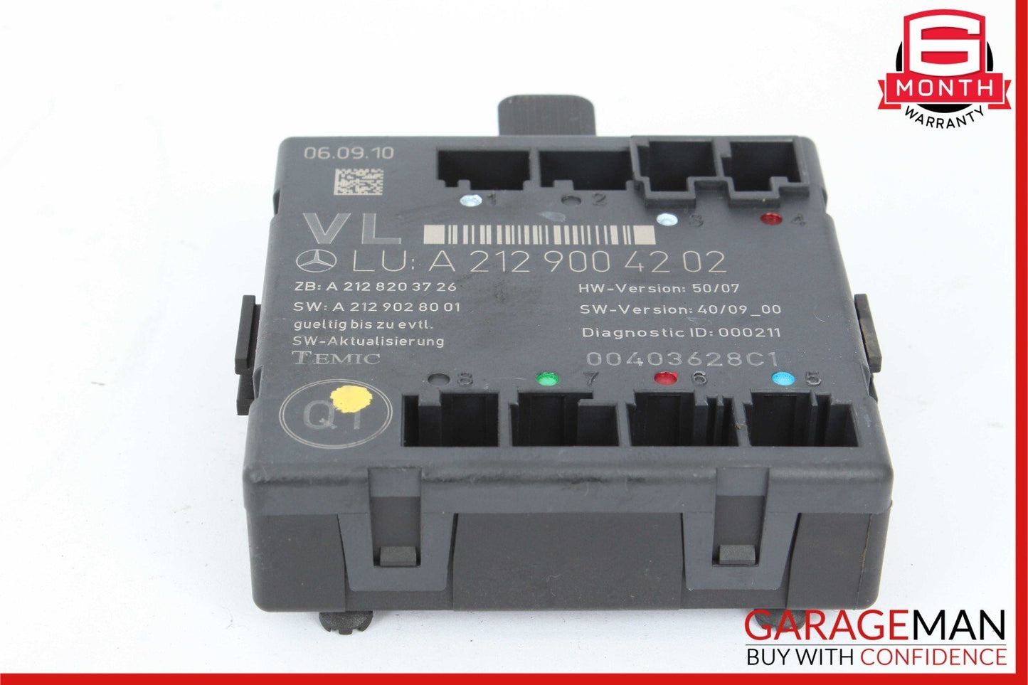 08-18 Mercedes W204 C300 SLK350 E400 Front Left Side Door Control Module OEM