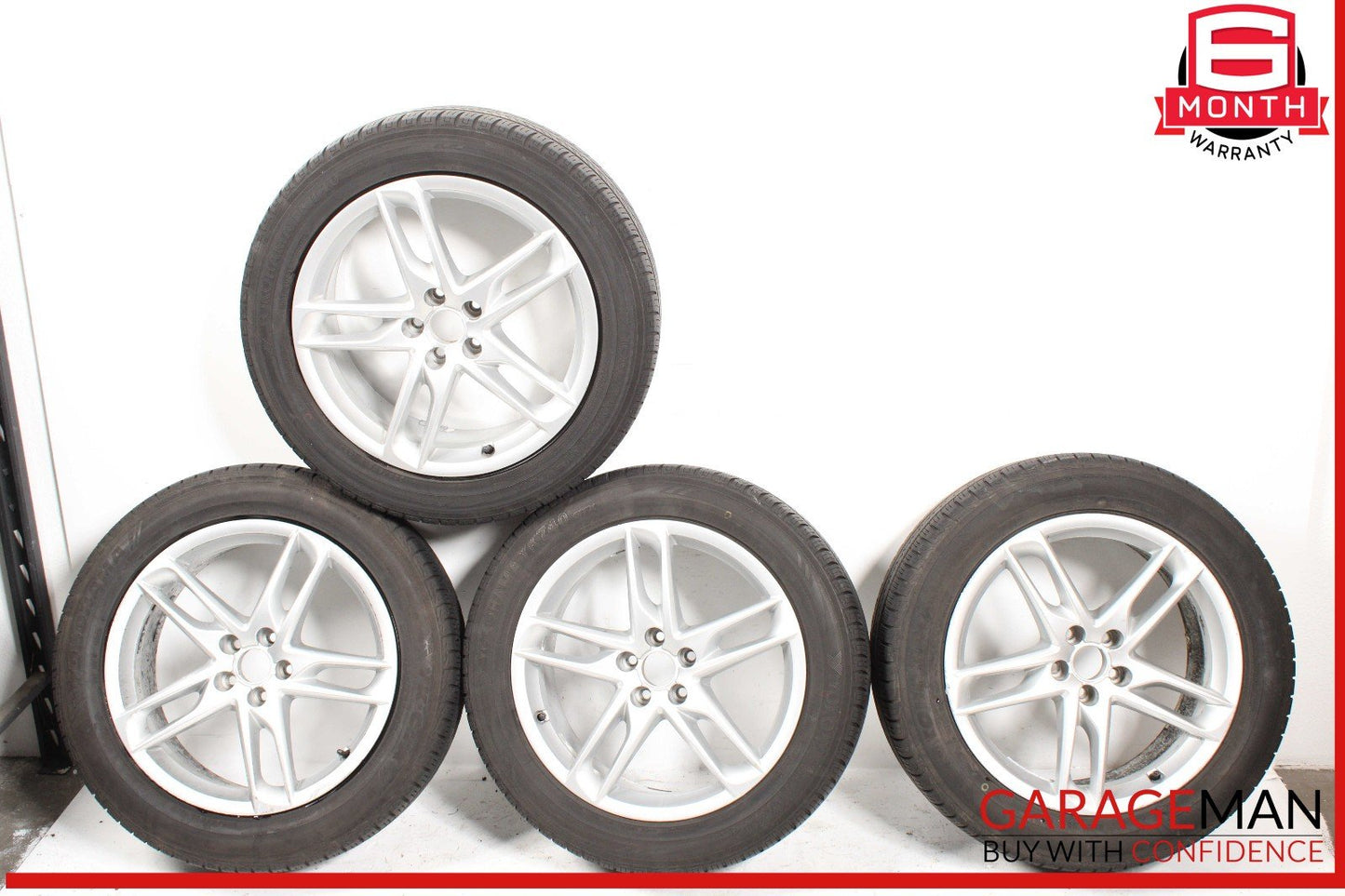 09-17 Audi Q5 Complete Wheel Tire Rim Set R18 OEM