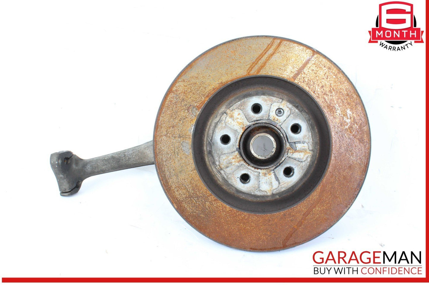 12-18 Audi Q5 A7 Front Right Passenger Side Spindle Knuckle Wheel w/ Rotor Disc