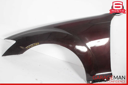 07-13 Mercedes W221 S550 Front Left Side Wing Fender Panel Cover Carneol Red