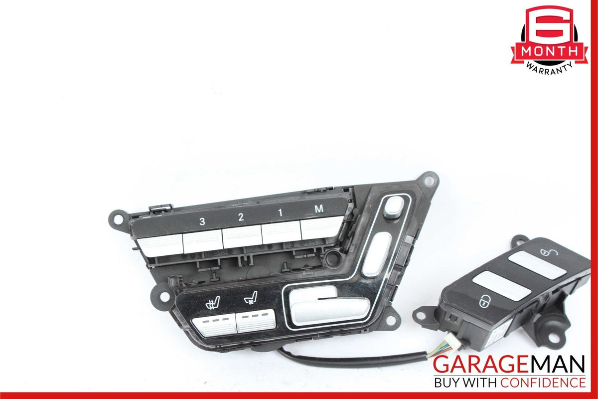07-14 Mercedes W221 S550 Front Right Seat Adjust Control Memory Switch Set OEM