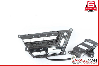 07-14 Mercedes W221 S550 Front Right Seat Adjust Control Memory Switch Set OEM
