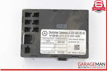03-11 Mercedes W220 S55 AMG E550 Central Gateway Control Module OEM