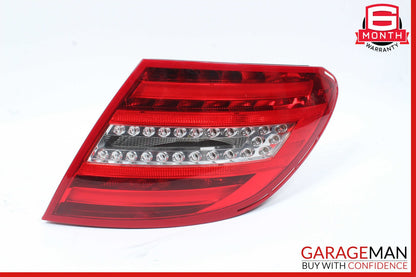 12-14 Mercedes W204 C250 C350 Tail Light Lamp LED Right Passenger Side OEM