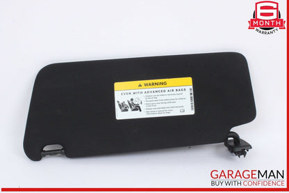 10-16 Mercedes W212 E400 Front Right Passenger Side Sunvisor Sun Visor Black OEM