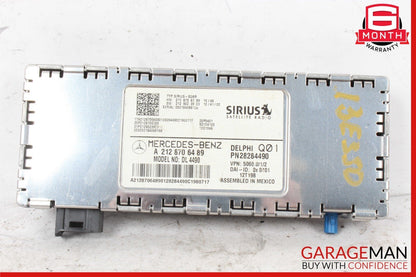 10-17 Mercedes W212 E350 SLK250 C250 Sirius Satellite Radio Receiver DL4490