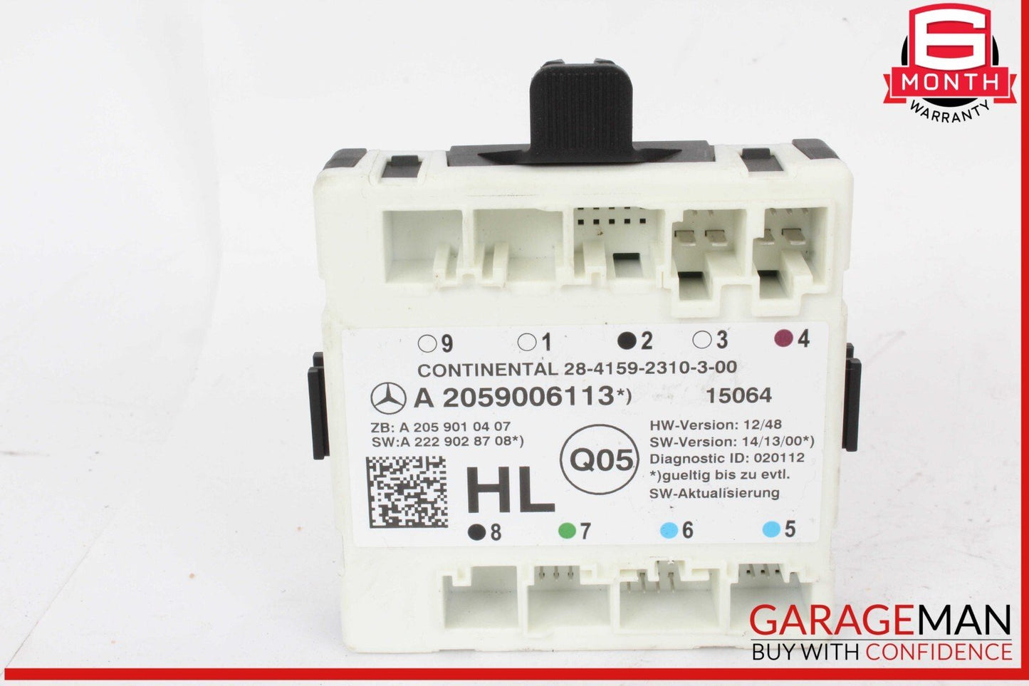 15-18 Mercedes W205 C300 C400 Rear Left Driver Side Door Control Module Unit OEM