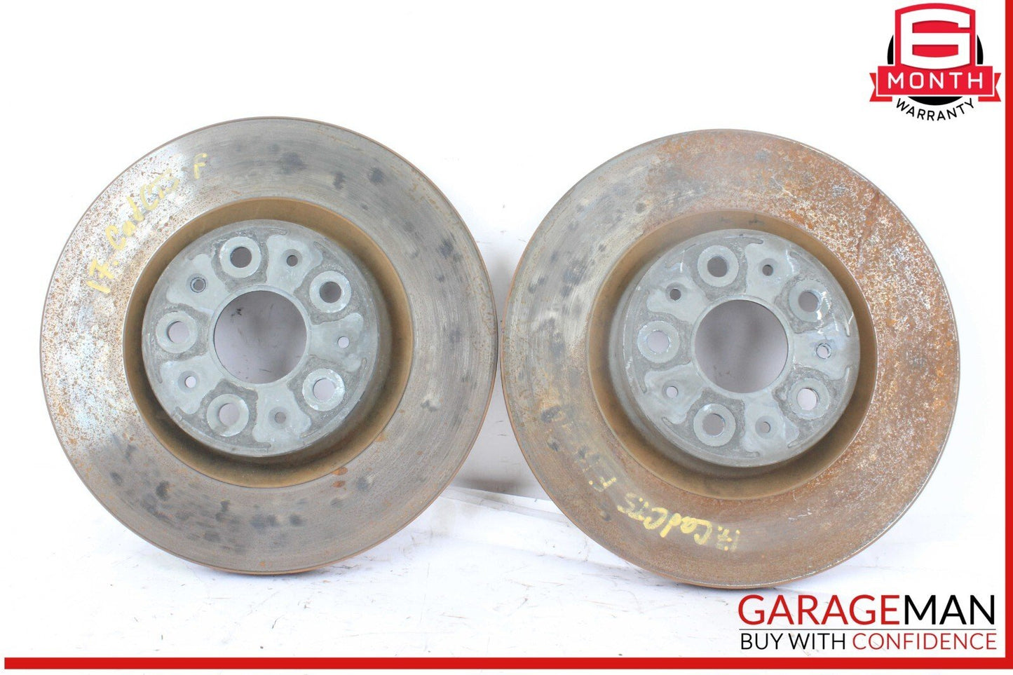 14-19 Cadillac CTS V-Sport Front Left and Front Right Disc Brake Rotors OEM