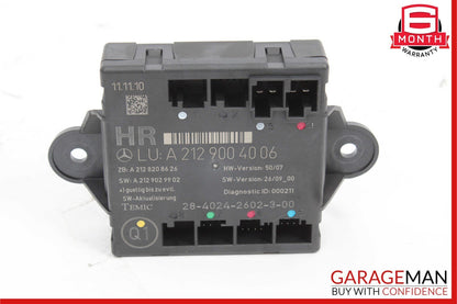 08-18 Mercedes W204 C250 C300 GLK350 E350 Rear Right Side Door Control Module