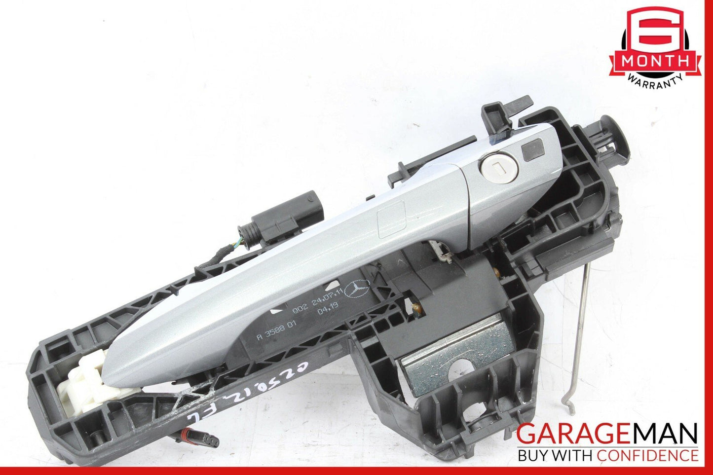 12-14 Mercedes W204 C250 C300 Front Left Keyless Go Exterior Door Handle Silver
