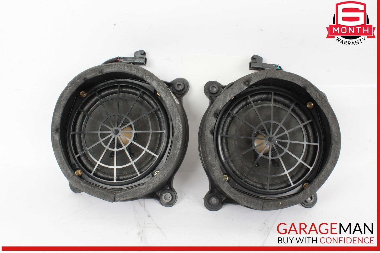 98-05 Mercedes W163 ML320 Rear Right & Left Side Door Audio Speakers Set OEM