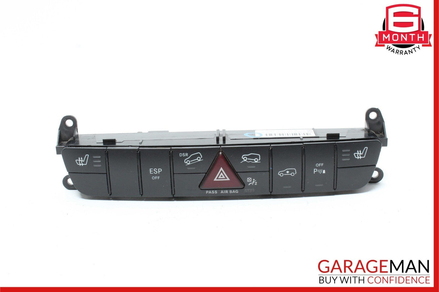 06-12 Mercedes GL550 ML550 GL450 Hazard Light Switch Control Panel Module Unit