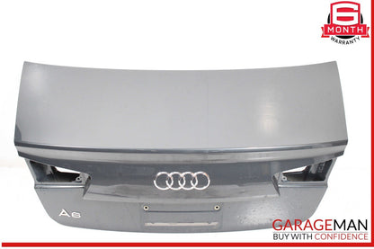 12-18 Audi A6 S6 Trunk Lid Panel Assembly Gray OEM