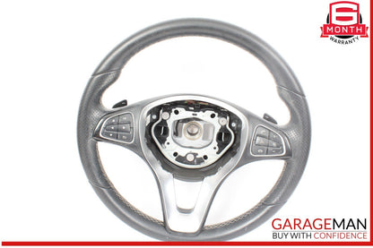 14-20 Mercedes W117 CLA250 GLA250 Steering Wheel w/ Paddle Shifters Assy OEM