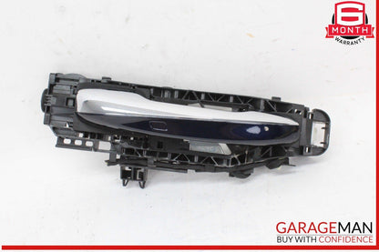 15-20 Mercedes W205 C300 Right Passenger Side Exterior Door Handle Blue OEM
