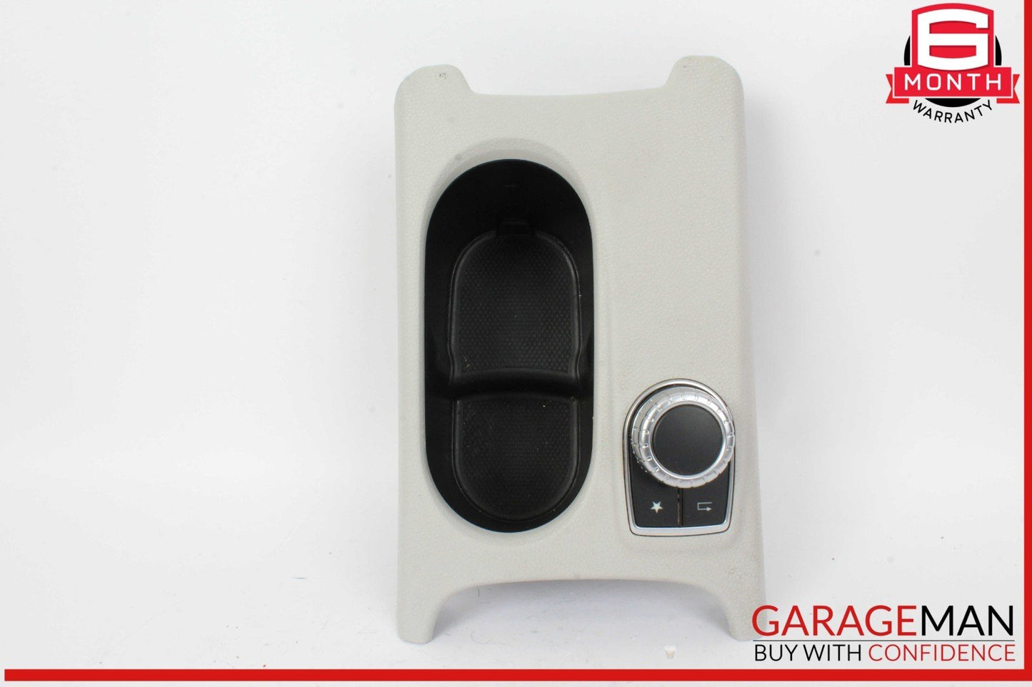 14-19 Mercedes W117 CLA250 Center Console Cup Holder Trim Panel w/ Control Unit